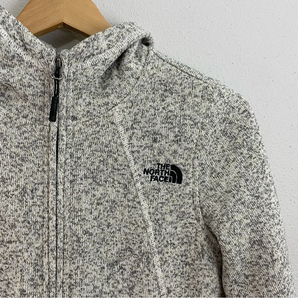 North Face‎ Crescent Full Zip Hoodie Heather Gray Womens Small